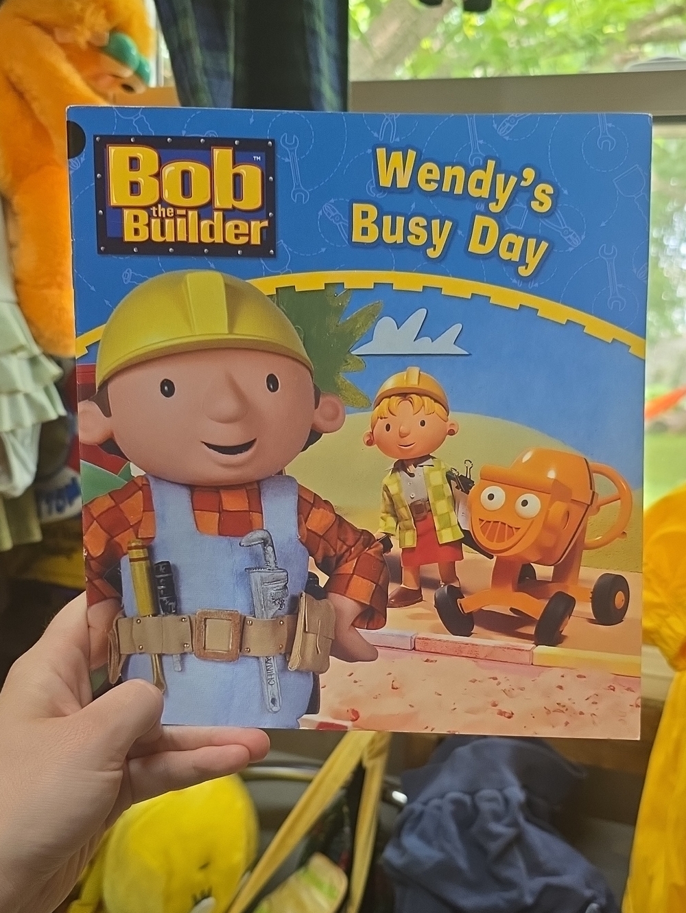 Wendy's Busy Day - Blue & Yellow Kids Book Bob The Builder
